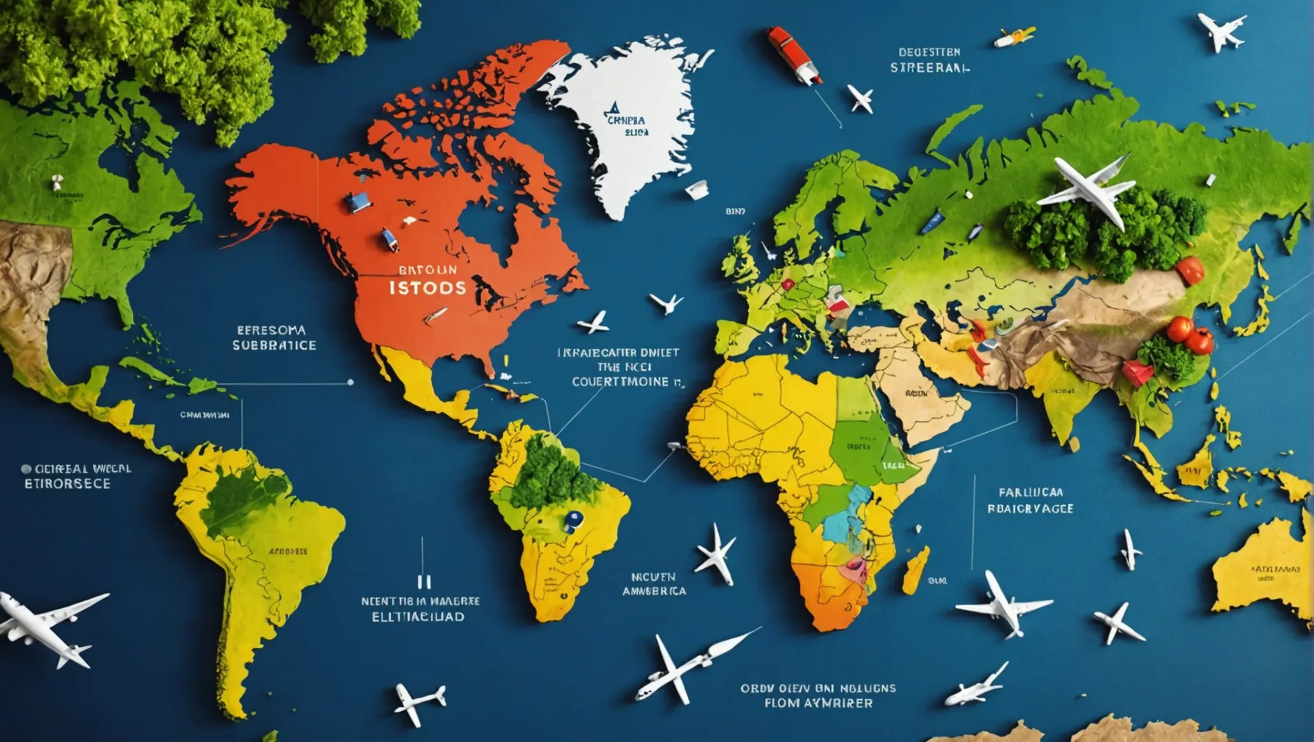 Map highlighting regions with high demand for eco-friendly cutlery