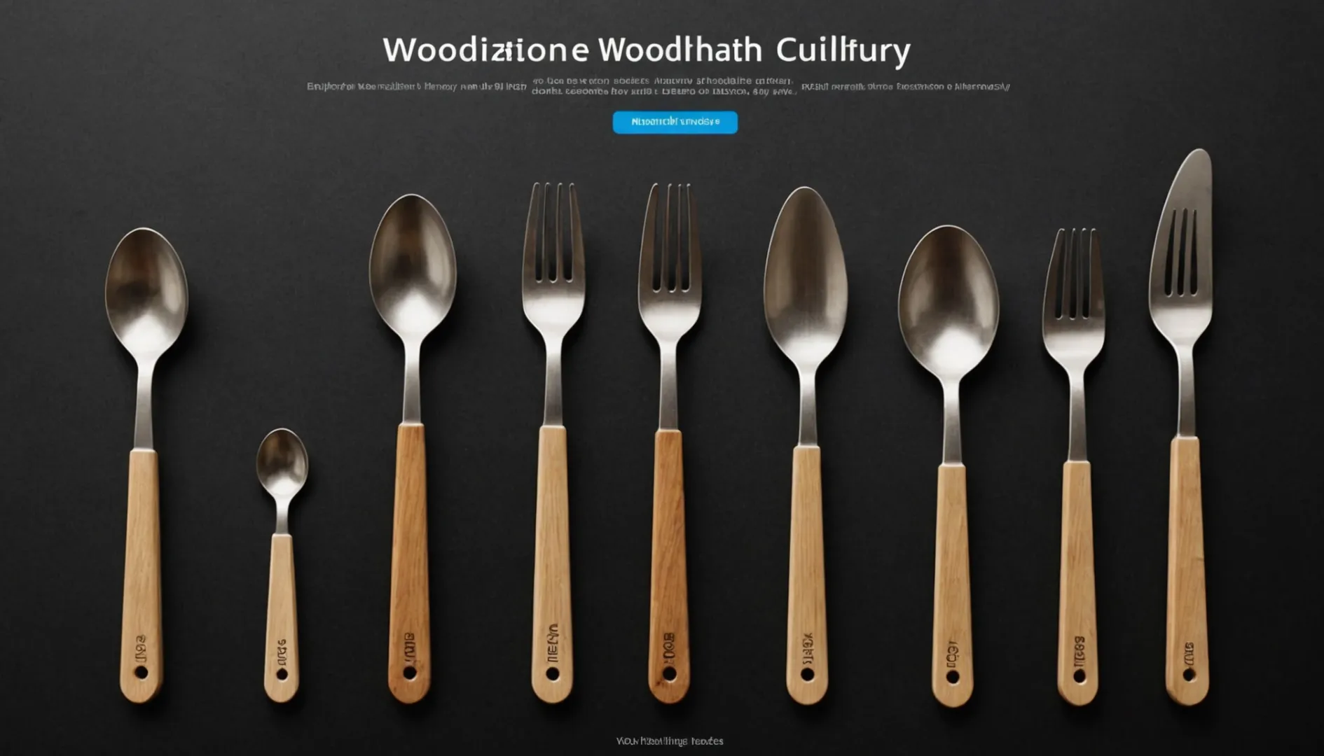 Infographic showing sterilization methods for disposable wooden cutlery