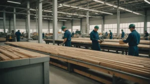 Wooden cutlery production with sustainable practices